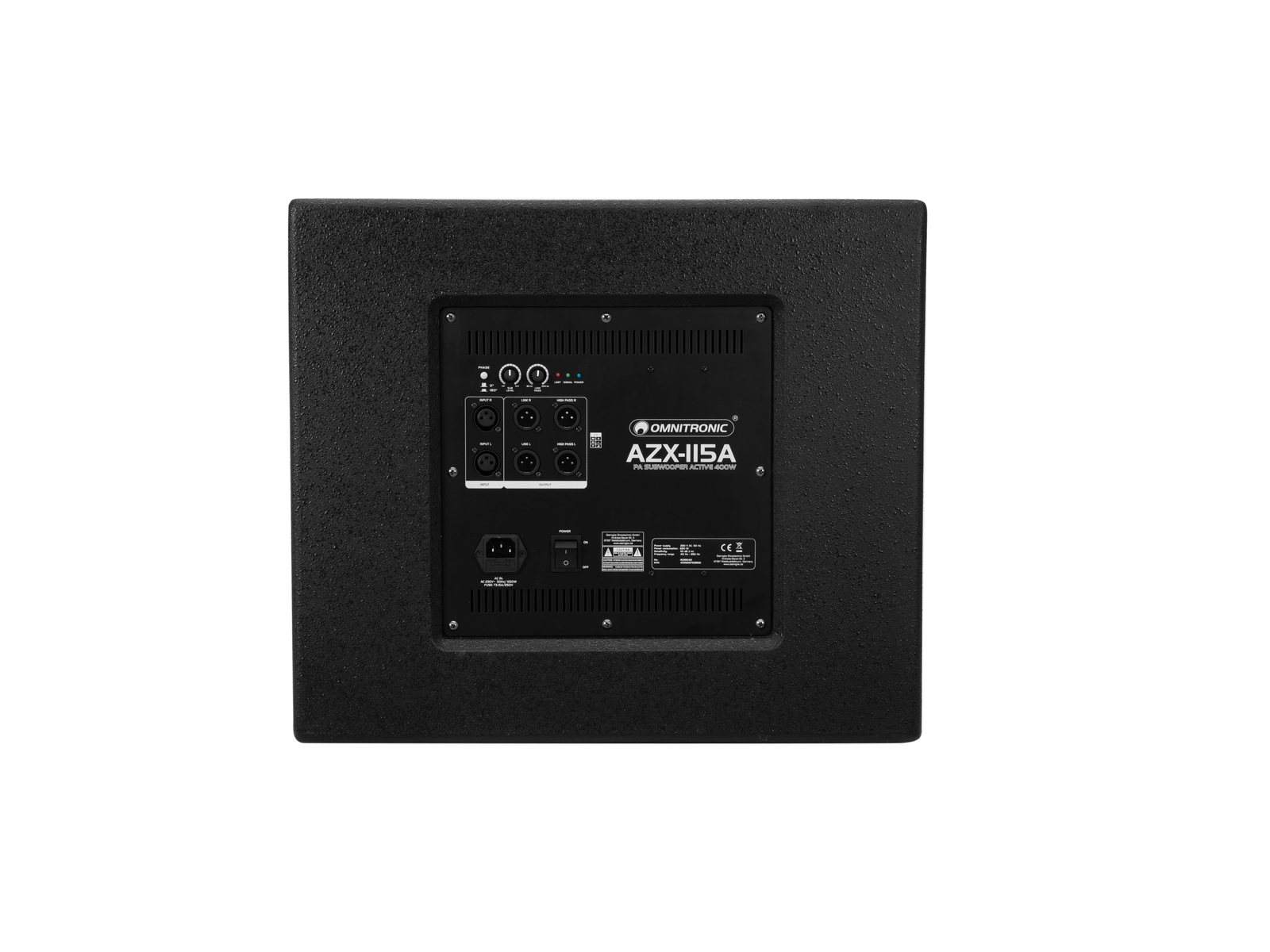 OMNITRONIC AZX-115A PA Subwoofer Active 400W