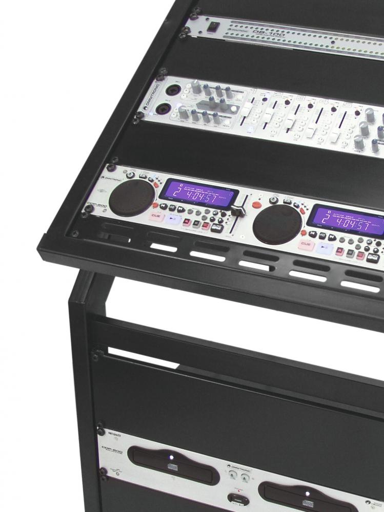 product details: OMNITRONIC Rack Stand 12U/10U adjustable on Wheels